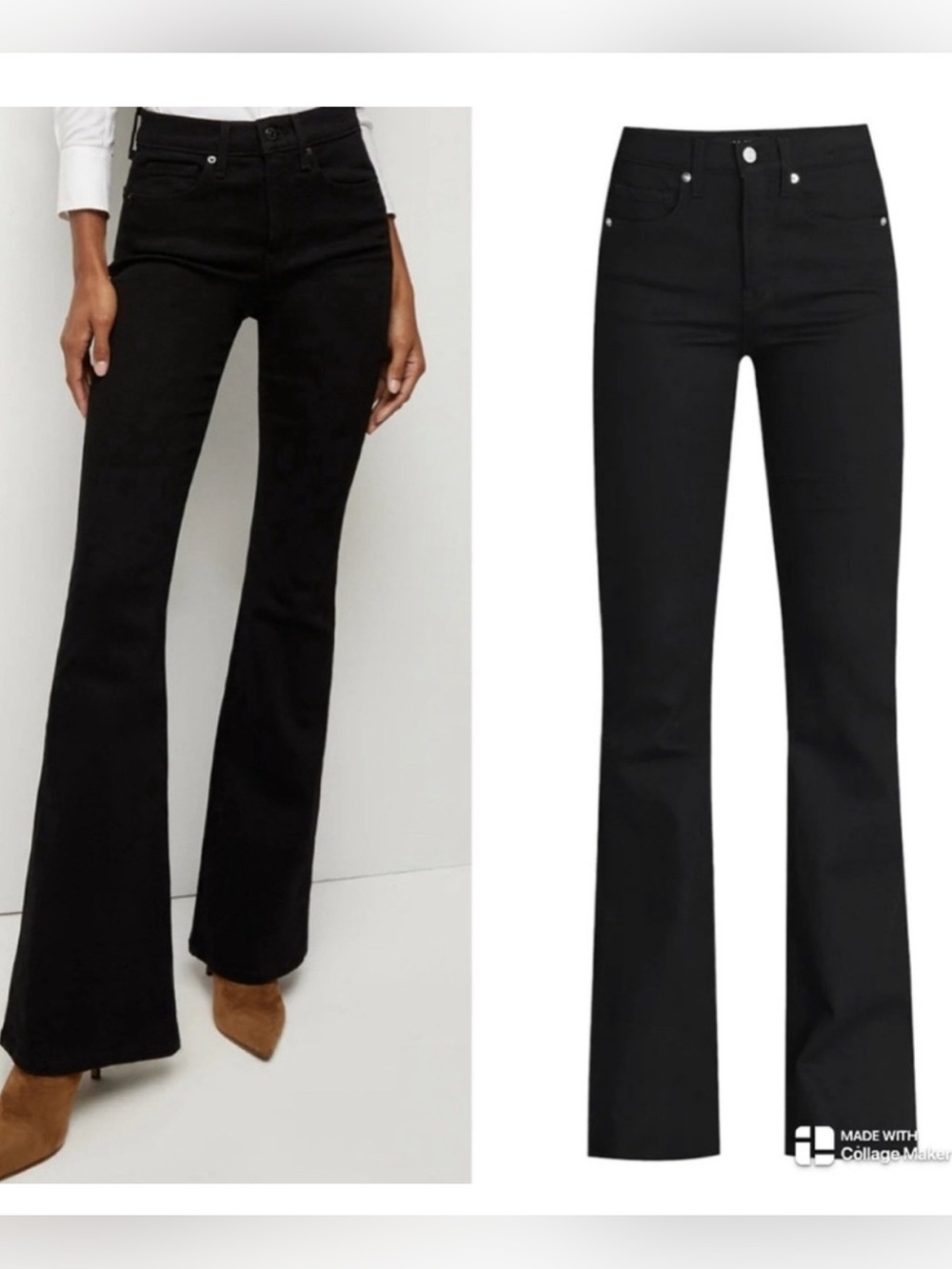 Veronica Beard Beverly skinny flare jean washed onyx NWT